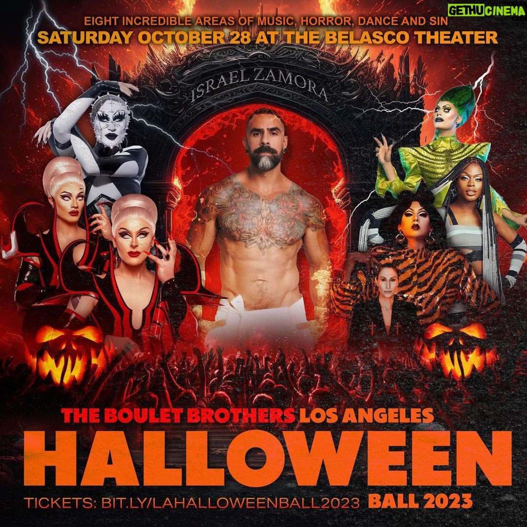 Israel Zamora Instagram - Come join us this Saturday at the Belasco for All Hallow’s Eve…. link for tickets in story