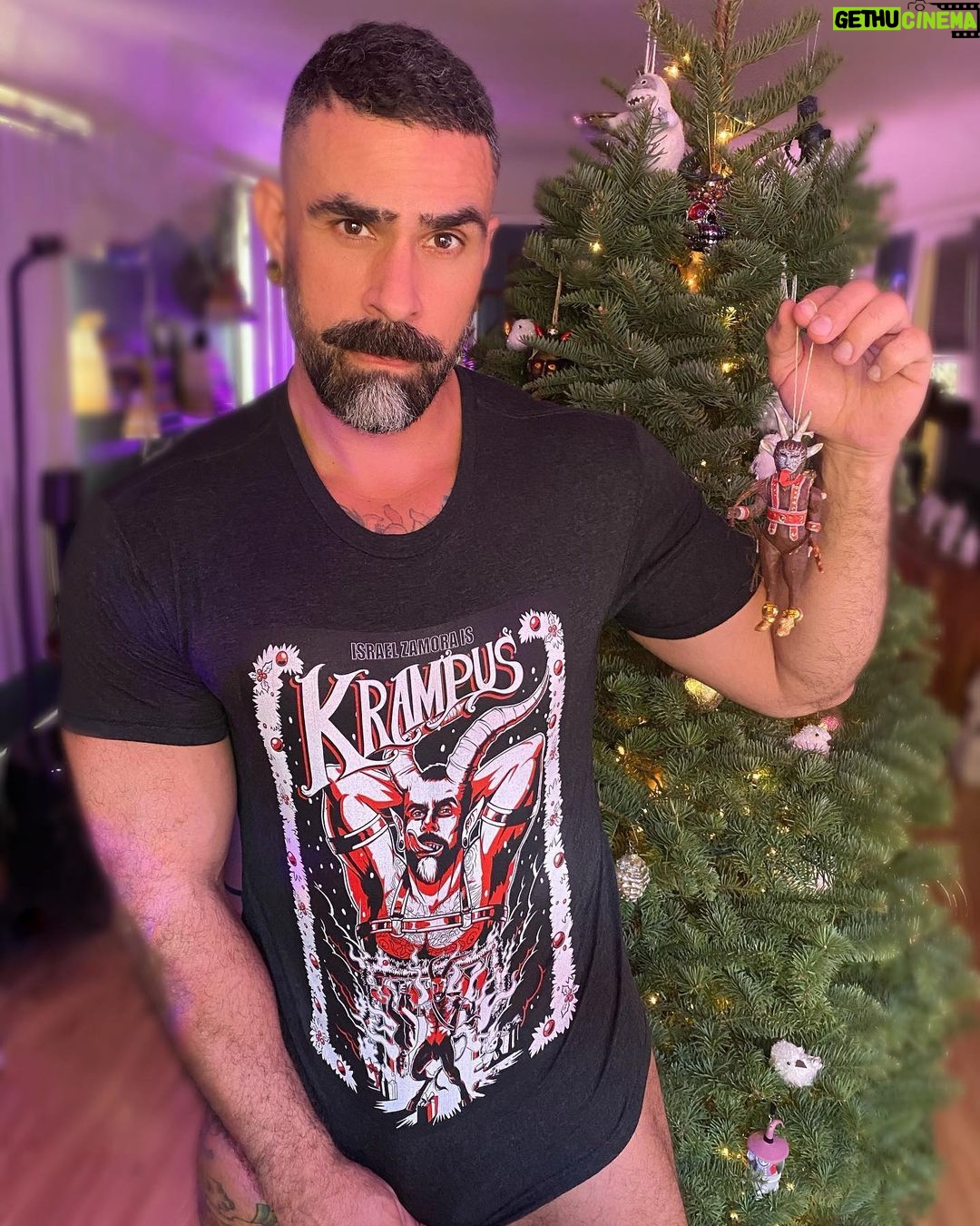 Israel Zamora - 7K Likes - Have you been on the naughty list? Get my Krampus shirt while they last