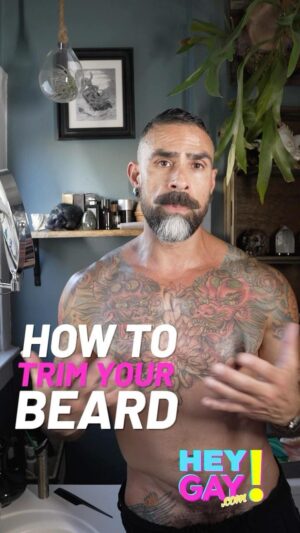 Israel Zamora Instagram - HeyGay.com / #beardgrooming / #gaymen #menwithtattoos #dragula #israelzamora #menwithbeards #gaymenofinstagram