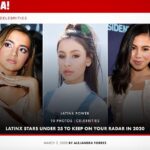 Izabella Alvarez Instagram - proud to be alongside these talented latinas <3