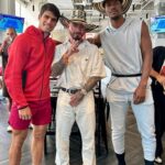 J Balvin Instagram – 🎤🏀🎾 @jbalvin @jimmybutler US Open
