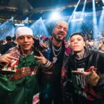 J Balvin Instagram – Feliz de acompañarte en esta victoria e inspirarme hermanito de mi vida como me dices tu! @canelo 🥊 

Latino Gangggg 🇲🇽 + 🇨🇴