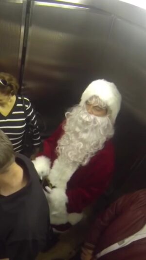 Jack Vale Instagram - Santa farted in an elevator 😂