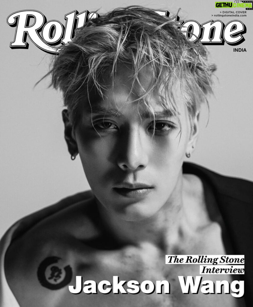 Jackson Wang Instagram - Rolling Stone India 2022 September Issue Cover. @rollingstonein . #MAGICMAN #JacksonWangBlue