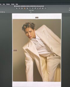 Jackson Wang Instagram - OCT < anniversary > cover @voguesingapore Bcut . #MAGICMAN Kiss me on tour 💋