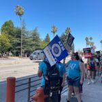 Jacqueline Emerson Instagram - #sagaftrastrong #SAGAFTRA #STRIKE #wgastrong Warner Brothers Studios - Burbank, CA