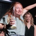 Jacqueline Emerson Instagram - Late to the post on this, but bringing back the Y2K duck face in honor of @pinot_noir_improv at @ucbtla. Somehow every month this show gets more and more fun, which I didn’t even think was POSSIBLE - so appreciative of the incredible group on stage, our special guests (this last one was the phenomenal @hayleyorrantia) and the audience who somehow keeps turning up in the wee hours to watch us be RIDICULOUS. Next show July 1 ❤️ final slide is a THIRST TRAP be warned ;) 📸 @jack_hackett