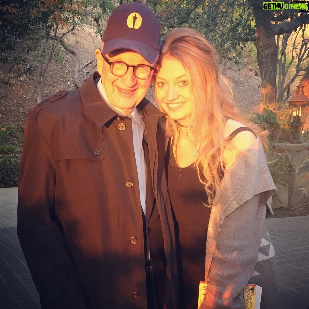 Jacqueline Emerson Instagram - I’ve been missing papa Jim a lot recently and talking about him a fair amount and just want to share this because it randomly popped up on my phone and made my heart so full. Also I have no clue how he got an Oscar’s hat but it’s quite the bold move