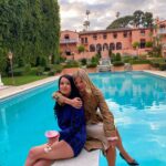 Jade Ramsey Instagram - Drinking martinis on a diving board 🍸 The Godfather Mansion