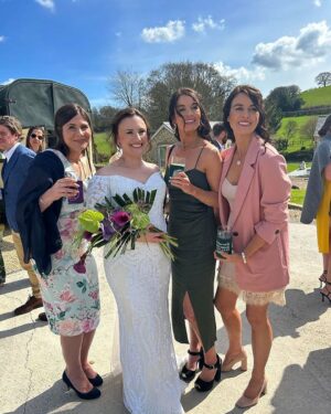 Jade Ramsey Instagram - 08.04.2023 🌼
Got dressed up for an amazing weekend celebrating the wedding of @_em_forsyth & @skywalkers_lens 💍🥂…Was perfect sunshine in the prettiest place with the funnest people!!!