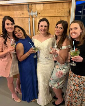 Jade Ramsey Instagram - 08.04.2023 🌼
Got dressed up for an amazing weekend celebrating the wedding of @_em_forsyth & @skywalkers_lens 💍🥂…Was perfect sunshine in the prettiest place with the funnest people!!!