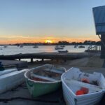 Jade Ramsey Instagram - Sunset down the quay 🌅⛵️⚓️ ….i forget how beautiful my home town is, so many lush spots. Mudeford Quay