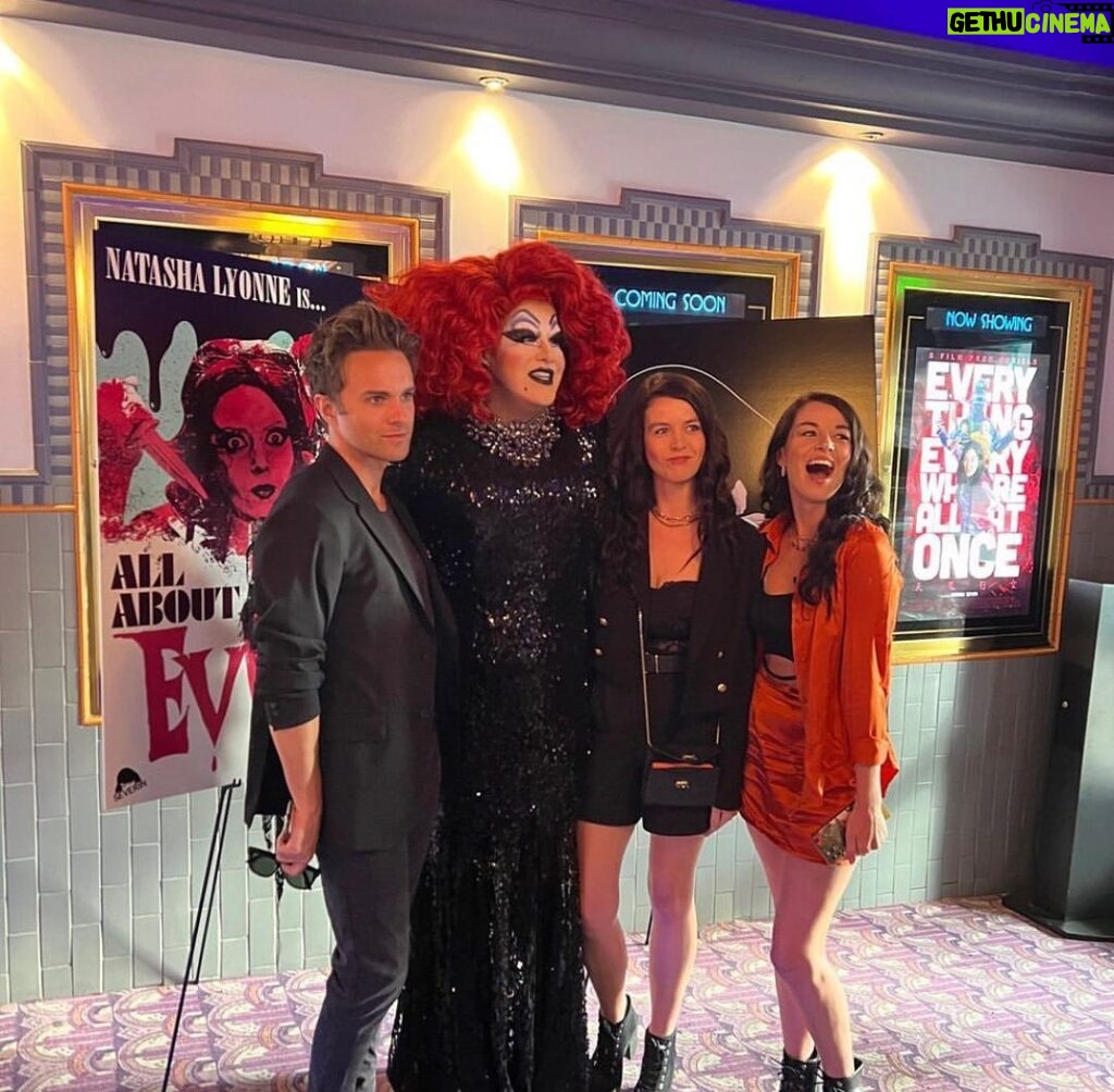 Jade Ramsey Instagram - Such a good night at the screening and q&a for #AllAboutEvil 🖤🔪🍿…. super excited for San Francisco this weekend eeek!! 🥳 Vintage Cinemas Los Feliz 3