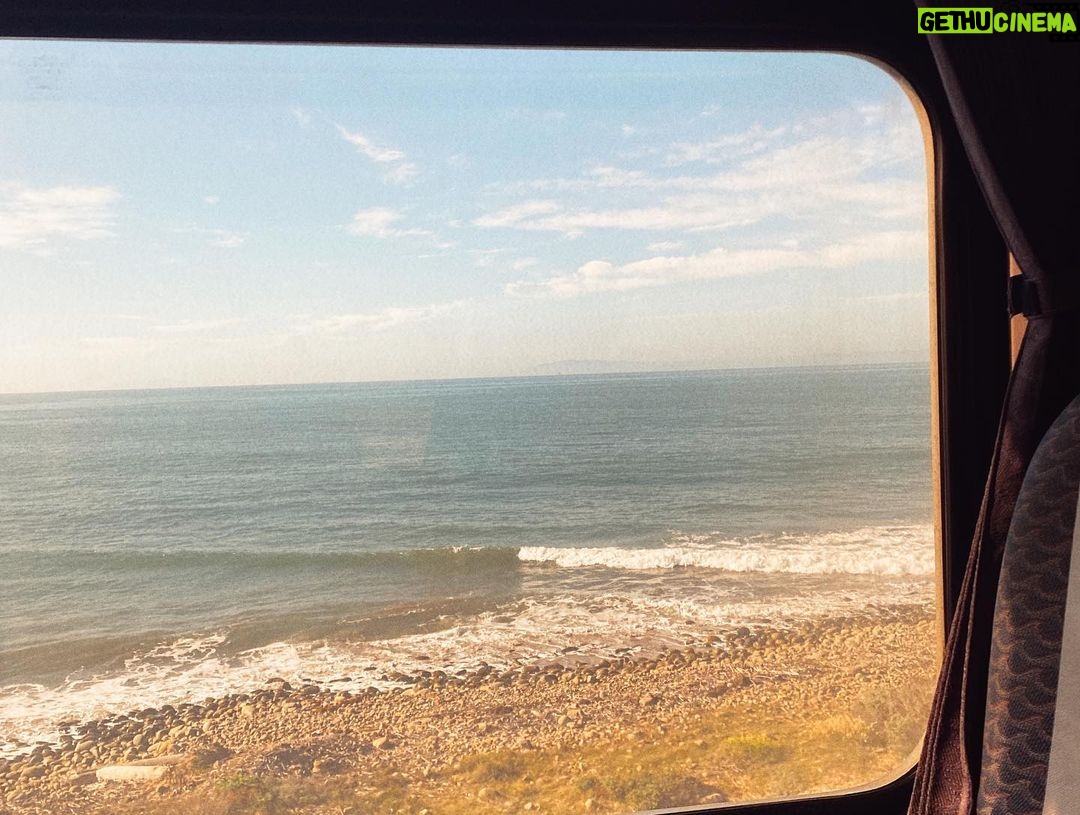 Jade Ramsey Instagram - some snaps from Santa Barbara 🚂🍷👒⛱ …scenic train ride, wine tasting and pretty beaches 🖤 Santa Barbara, California