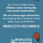 Jaime Pressly Instagram - #WorldKindnessDay is Nov. 13 and in these times of high stress, community and social connections benefit #ChildrensMentalHealth. Teaching kids positive social skills, like kindness, can help protect their mental health. Kindness builds empathy, helps create and maintain friendships, and helps develop a sense of community. Click here for more tips from @OnOurSleevesOfficial