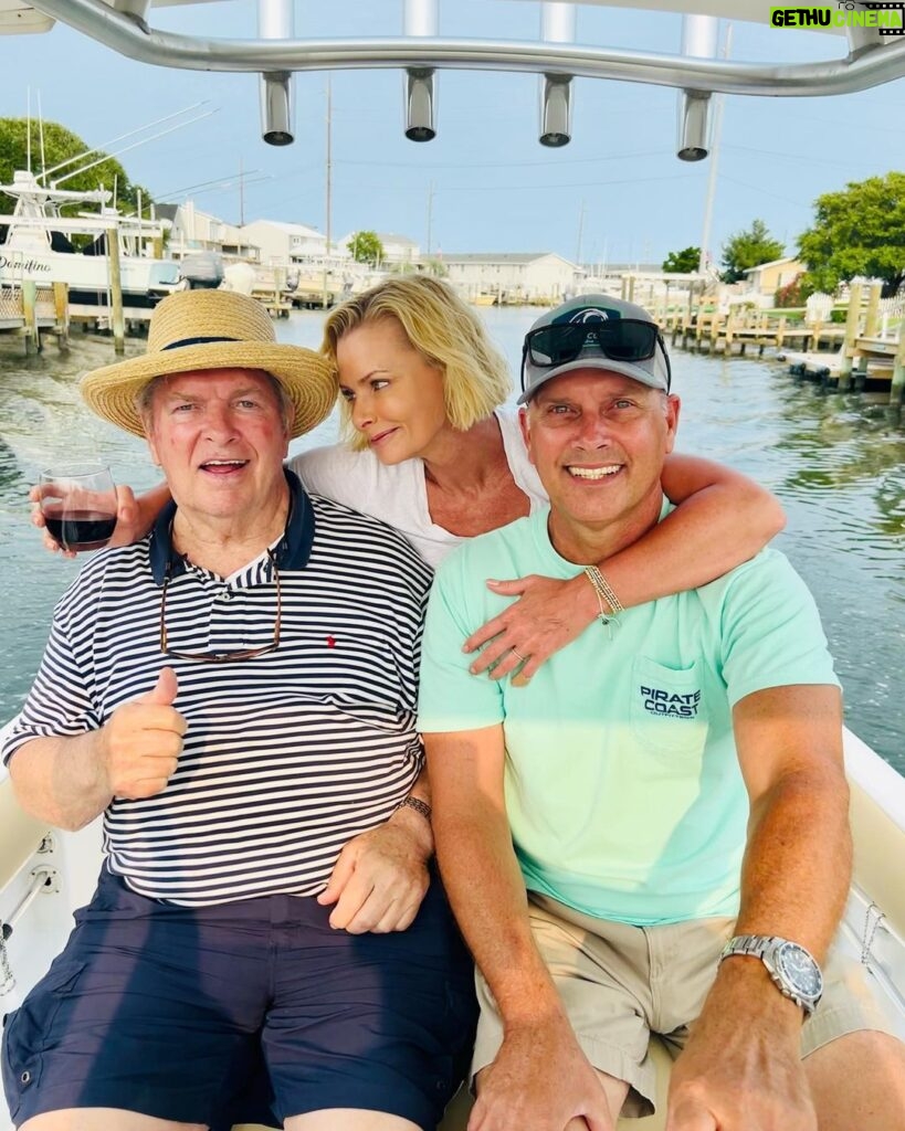 Jaime Pressly Instagram - What a beautiful day out on the water with my favorite men. Couldn’t be more grateful to have our dad back out on the boat with us. #saltwaterlife #familytime #boating #beautiful #ocean #love #peace #familyiseverything