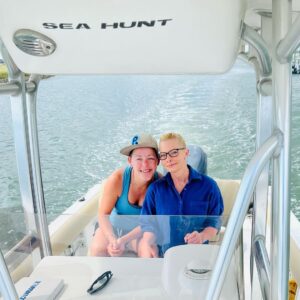Jaime Pressly Instagram - There’s no better peace than being back home on the water with my fav co-captain. #homesweethome #friends #family #saltwaterlife #boatlife #northcarolina #home #peace