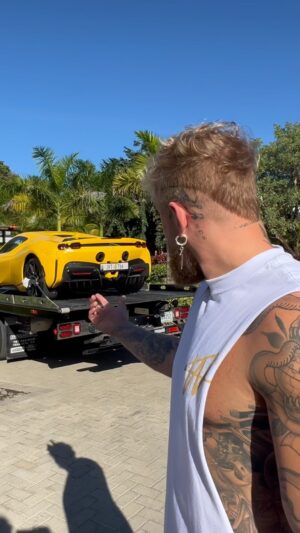 Jake Paul Instagram - No better feeling… New SF-90 Spider to match the 296.