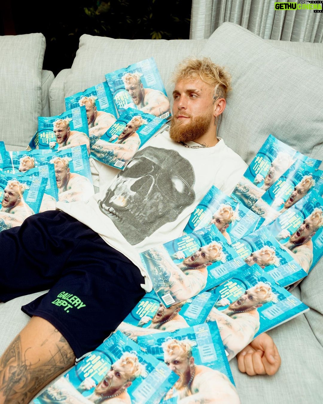 Jake Paul Instagram - Another dream come true. Cover of Sports Illustrated for the 50 most influential figures in sports. Such an honor to be in a magazine alongside Lebron James, Serena Williams, Michael Jordan, Kylian Mbappe, Alex Morgan, Patrick Mahomes, Roger Goddell, Lionel Messi, Allyson Felix, Shohei Ohtani, Kobe Bryant and all of the other amazing figures. I’m 3 years into the sport of boxing, I’m just getting started. None of this happens without my team. Thank you all for believing in me. We will prove to the world that anything is possible. Go grab a copy in real life😈
