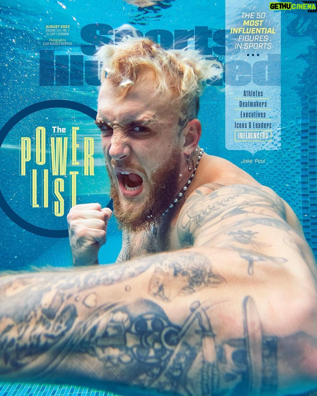 Jake Paul Instagram - Another dream come true. Cover of Sports Illustrated for the 50 most influential figures in sports. Such an honor to be in a magazine alongside Lebron James, Serena Williams, Michael Jordan, Kylian Mbappe, Alex Morgan, Patrick Mahomes, Roger Goddell, Lionel Messi, Allyson Felix, Shohei Ohtani, Kobe Bryant and all of the other amazing figures. I’m 3 years into the sport of boxing, I’m just getting started. None of this happens without my team. Thank you all for believing in me. We will prove to the world that anything is possible. Go grab a copy in real life😈
