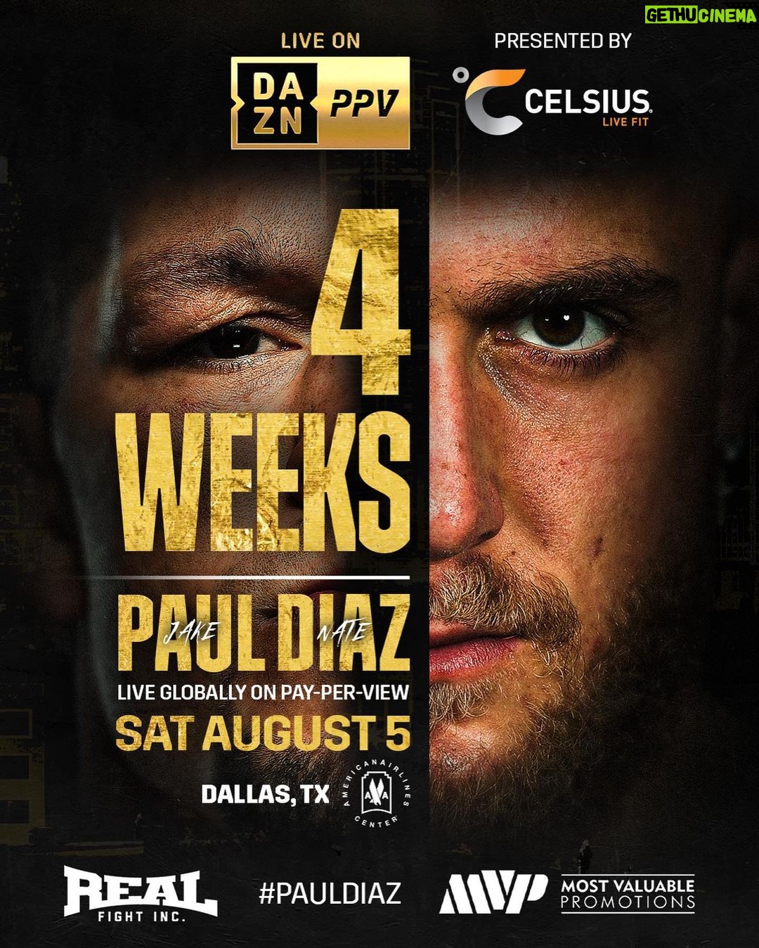 Jake Paul Instagram - 28 days! #PaulDiaz live on DAZN. Dallas, Texas
