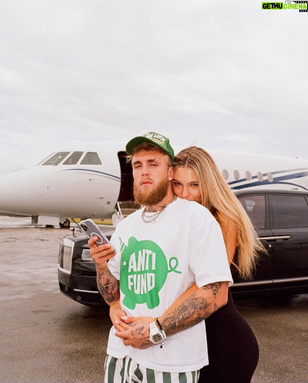 Jake Paul Instagram - Jutta and I did a podcast together @bsjakepaul talking about her amazing career, our relationship, and more - live on YouTube now go peep😋