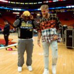 Jake Paul Instagram – my pure speed, athleticism, and 99 awareness rating helped me avoid getting jumped so I can still flick up this fit this morning. Miami Beach, Florida