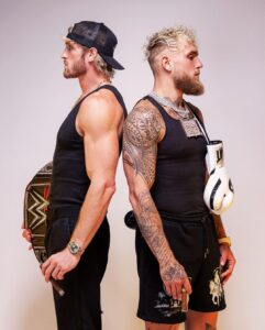 Jake Paul Instagram - Tomorrow, Jake and I make history by going back to back in the biggest combat sports in the world. First, I’ll be wrestling at @WWE SummerSlam for a sold out stadium of 45,000 people in Detroit. After I beat @kingricochet in the most viral match in WWE history, I’m immediately hopping on a jet & flying to Dallas to watch @jakepaul knock out Nate Diaz… these are the moments 👊🏼