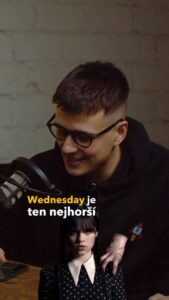 Jakub Kotek Instagram - Podle @whothefuckis_grey je Wenesday nejhorší seriál co kdy viděl 🫣 názory? #grey #koťák #podcast