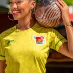 Jalylane Maës Instagram - Notre Miss Guadeloupe 2023 @jalylanemaes.off arbore fièrement nos 3 couleurs traditionnelles ❤️💛💚 #ballerspride #missguadeloupe #concacaf #gold cup #sportsbrand #jersey #guadeloupe