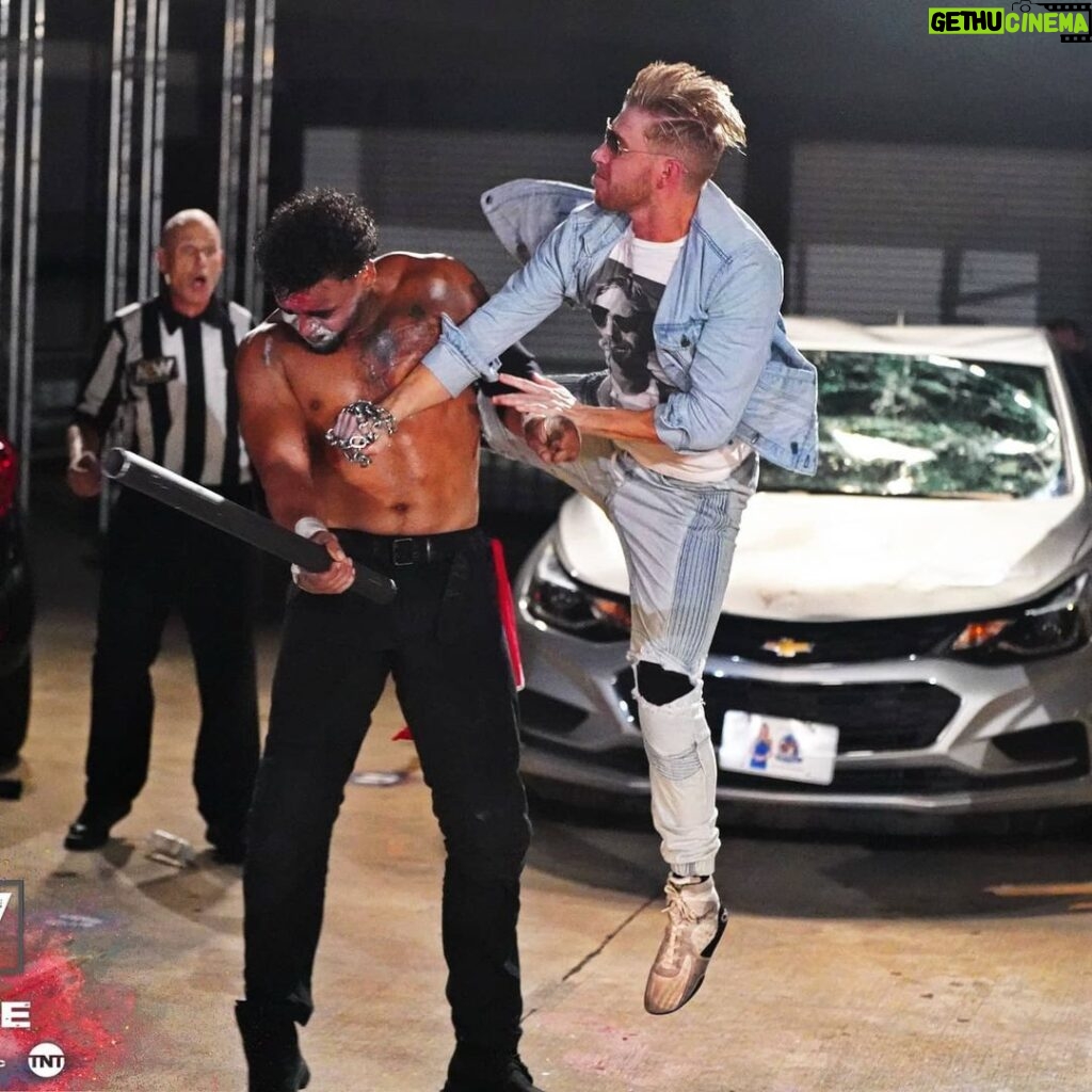 James Cipperly Instagram - Flip book 2020. . . . #Monday #AEW #aewdynamite #Chain #Fist #Punch #Chevy #ref #concrete #jump #trunk #streetfight #cool