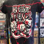 James Cipperly Instagram - Last chance to grab this Top Rope Tuesday limited edition Best Friends - Blood Brothers (Splatter) tee! Available until 1PM ET so get yours now before it’s gone! https://bit.ly/3QL2kvC @orangecassidy @trentylocks @sexychuckiet #aew #bestfriends #allelitewrestling #orangecassidy #trentbarretta #chuckiet #pwtees #prowrestlingtees #pwt #topropetuesday
