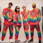 James Cipperly Instagram - Merry fifth of July. . . . #baybee #Tuesday #AEW #group #friends #groupoffriends #tiedye #matching #bestfriends #wrestling #photoshoot #fun #backtogether