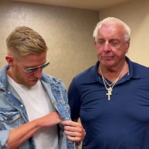 James Cipperly Instagram - Here.
.
.
.
#Thursday #wrestling #ricflair #ricflairdrip #shades #rayban #giving #share #woo