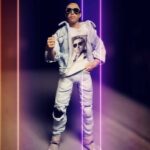 James Cipperly Instagram - Didn't I just post this? . . . @mikebelcaster production #Monday #AEW #figure #action #actionfigures #actionfigurephotography #neon #ditto #replica #toy #collectibles #denim #tinydenimjacket #pose #thumb #fun #goodjob