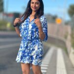 Janani Ashok Kumar Instagram – 💙🤍
📸: @madhumitha_sivasankar Netherlands,amsterdam