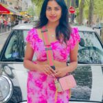 Janani Ashok Kumar Instagram - “I am doing it for me” - I’m saying no... when I used to say yes, to protect my peace. I’m choosing to put my goals at the top of my priorities, because I deserve to reach them. I’m starting to trust myself every day as I’m keeping the promises I make to myself. I’m no longer allowing others to control my emotions and actions, and this may mean ending relationships. I hope you know this has nothing to do with you or anyone else, but that I need to do this for me. - #memoriesforlife #paris 🫠✨💫💯🤍 📸: @madhumitha_sivasankar Paris, France