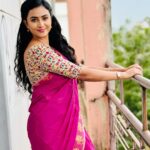Janani Ashok Kumar Instagram - 💝 #idhayam #beingbharathi Chennai, India