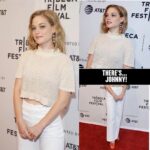 Jane Levy Instagram - There's... Johnny! Premiered last night at the @tribecafilmfestival - I love this group deeply although here's a picture of only me and my shoes.