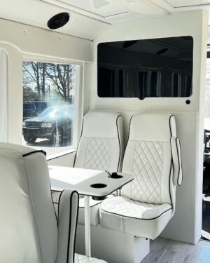 Janice Faison Instagram - Bus is finished! @celebritytrailers @bigboi  Yes the pole is removable !