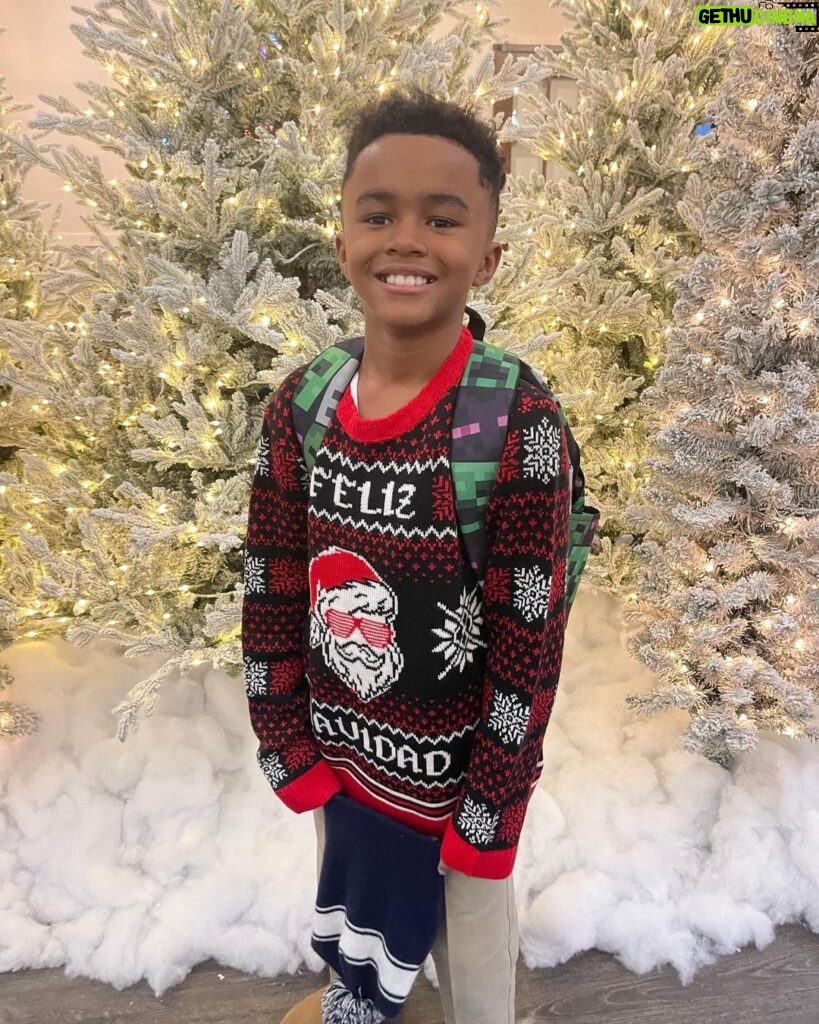 Janice Faison Instagram - Ugly sweater day at school