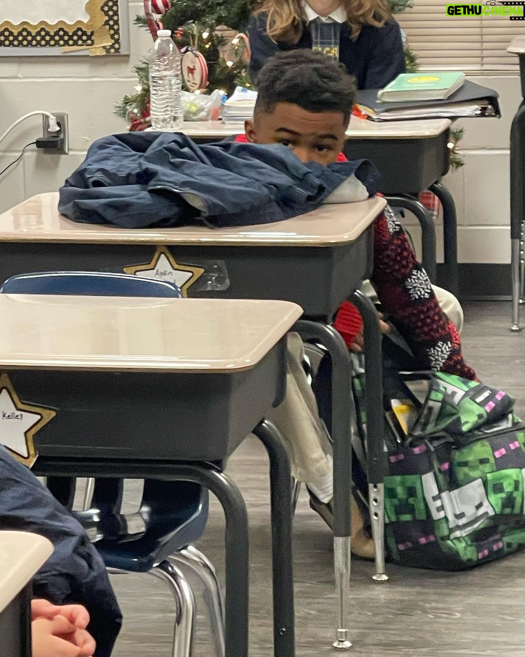 Janice Faison Instagram - Ugly sweater day at school