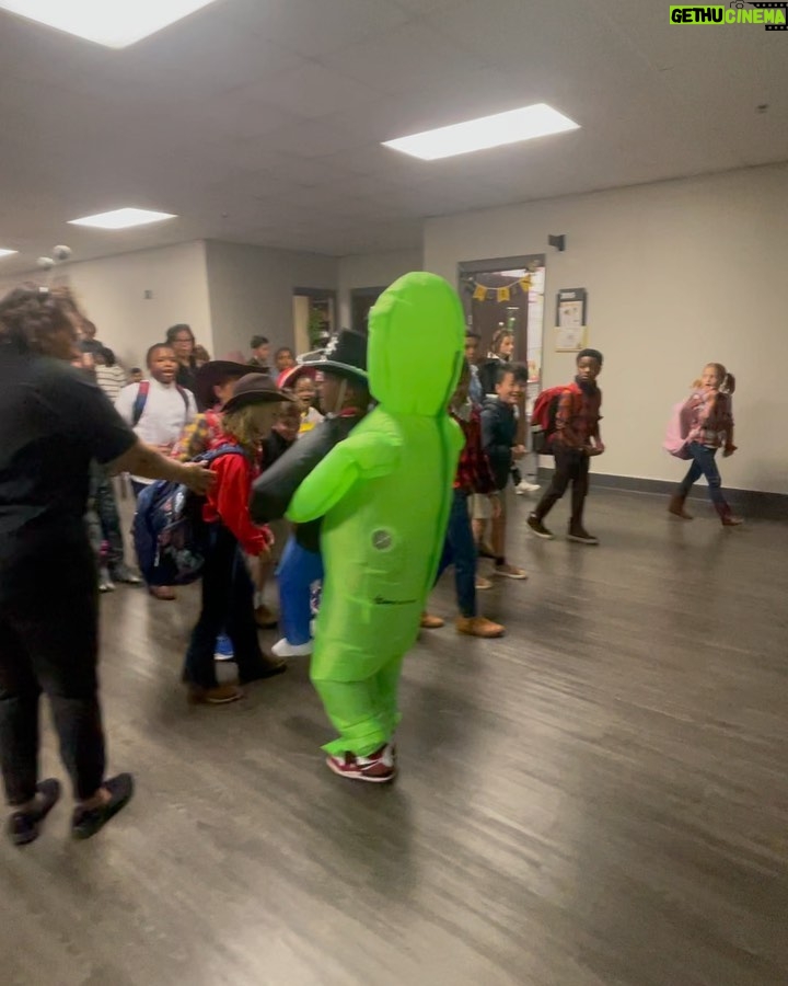 Janice Faison Instagram - My son had to dress as a cowboy or an alien today and he decides to do both