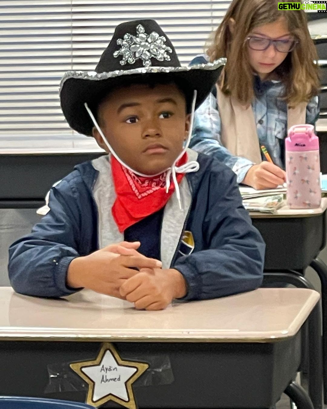 Janice Faison Instagram - My son had to dress as a cowboy or an alien today and he decides to do both