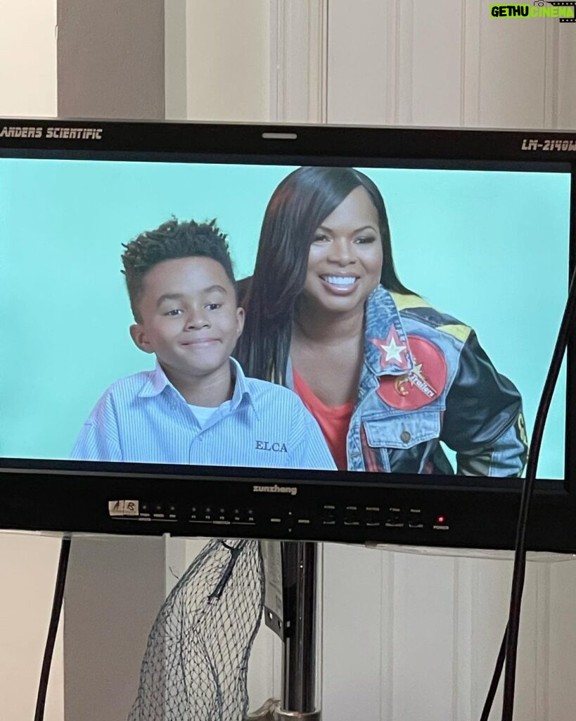 Janice Faison Instagram - On set with my baby