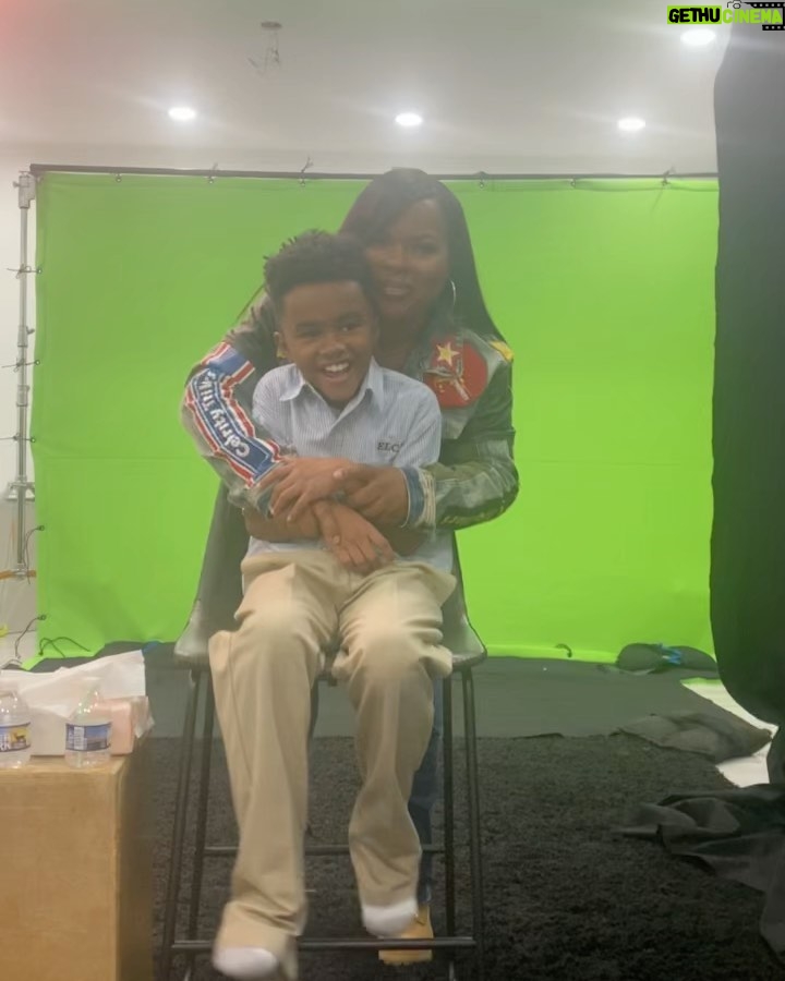 Janice Faison Instagram - On set with my baby