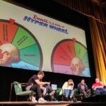 Jared Goldstein Instagram – thanks @crookedmedia had so much fun with @jonlovett and @_holmes_holmes and @guybranum on #LovettOrLeaveIt Live at the Castro Theater this weekend! listen wherever the hell you listen to podcasts please 📸: @tomtomkinson