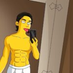 Jared Goldstein Instagram - @turnedyellow made me a simpson 💛