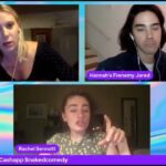 Jared Goldstein Instagram - @treaclychild and i explain to @hannahpilkes how to do poppers (link to full show in bio)