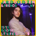 Jared Goldstein Instagram - thrilled to say i’m doing a second jared & friends at @littlefieldnyc as part of @nycomedyfest tickets in bio! 🎨: @carlyjeanandrews 📸: @photojuice